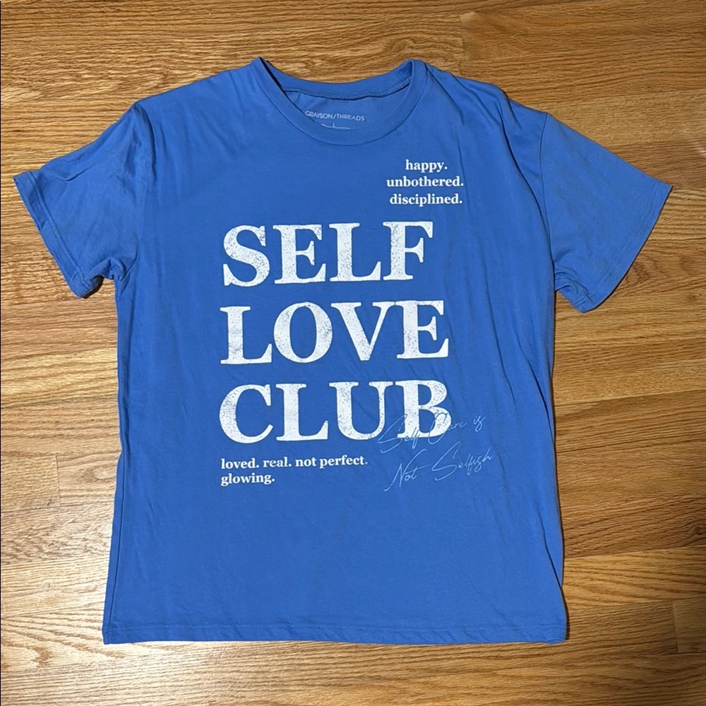 Blue Self Love Club T-Shirt